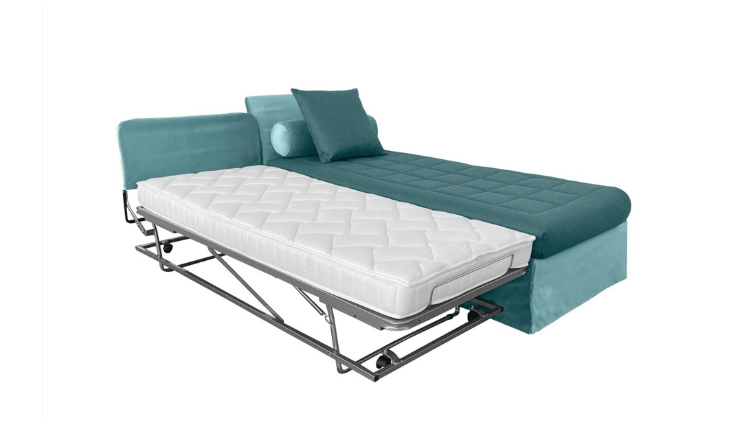 banquette lit gigogne ouvert